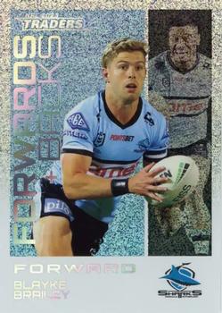 2023 NRL Traders Titanium - Forwards & Backs Priority #FBP07 Blayke Brailey Front